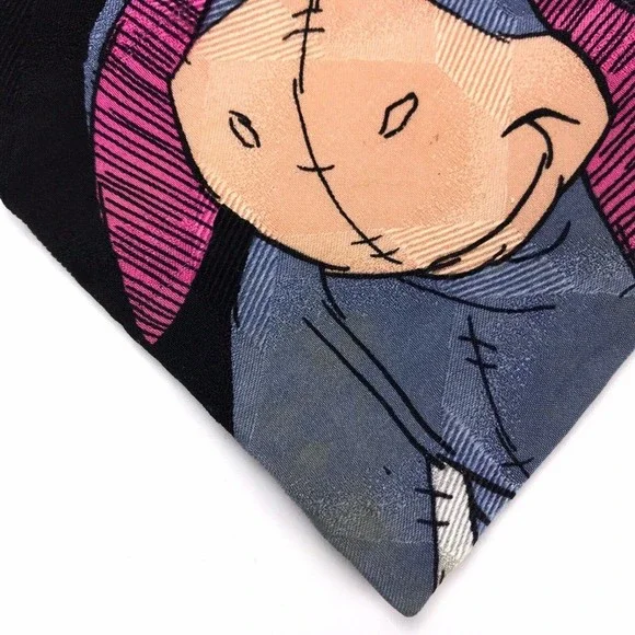 Disney Winnie The Pooh Tie Tigger Eeyore Friends EH Shepard 100% Silk Necktie - Picture 3 of 9